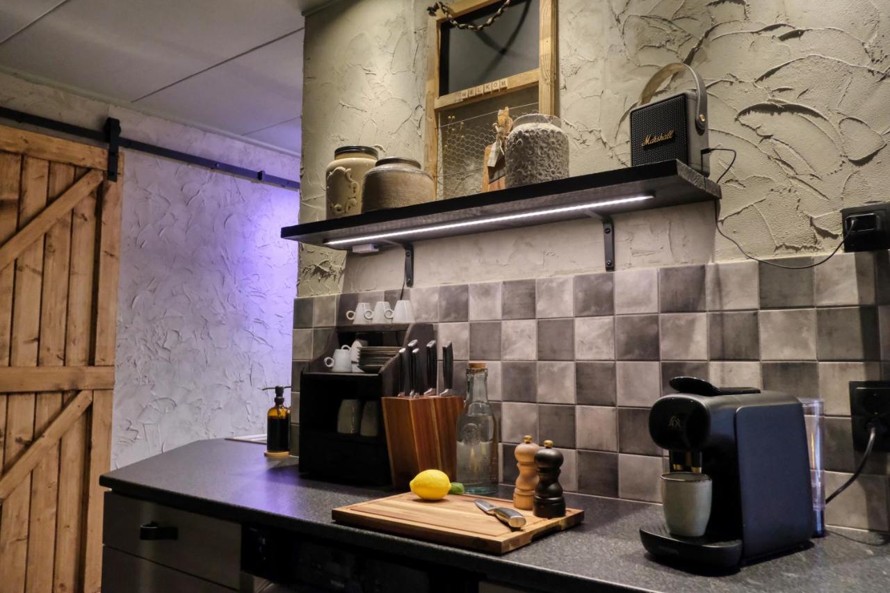 Lodge In Een Bosrijke Omgeving Met Hottub & Sauna Opt Rheezerveen エクステリア 写真